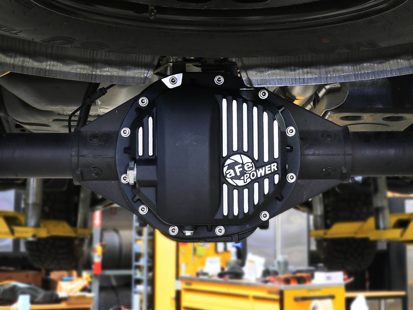 aFe Pro Series Rear Diff Cover w/ Fins | GM Silverado/Sierra 14-23 (46-71120B)