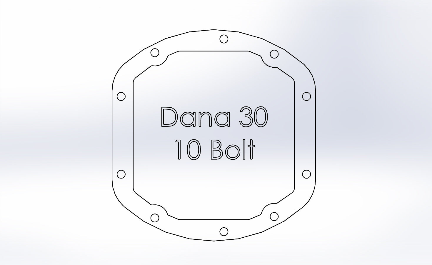 aFe Street Series Dana 30 Front Diff Cover Jeep TJ/JK (97-18) (46-71130A)