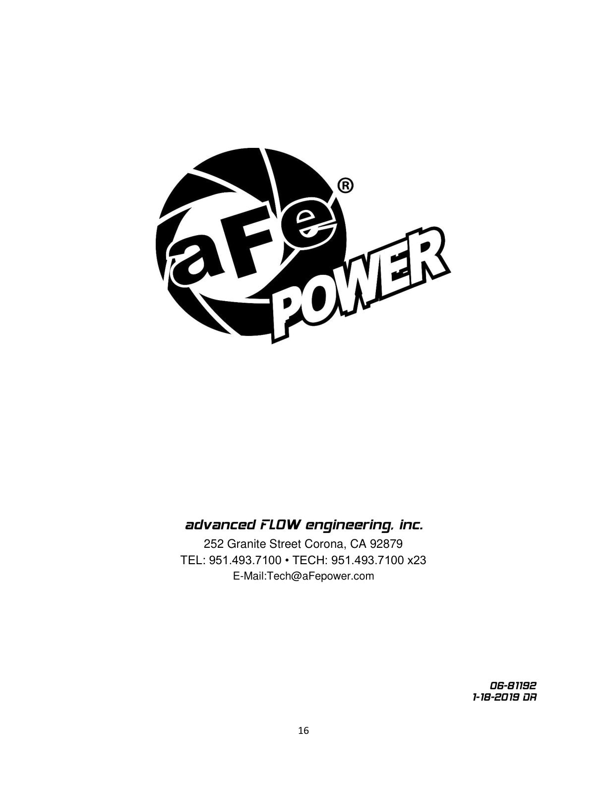 aFe Street Series Dana 30 Front Diff Cover Jeep TJ/JK (97-18) (46-71130A)