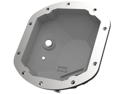 aFe Pro Series Dana 30 Front Diff Cover Black w/ Machined Fins | Jeep Wrangler (97-18) (46-71130B)