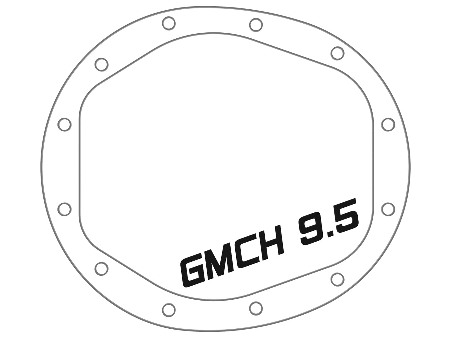 aFe Street Series Raw Front Differential Cover w/ Machined Fins | GM Gas Trucks/SUV (46-71140A)