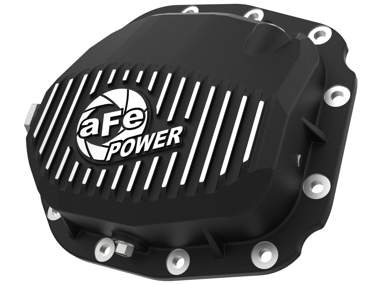 aFe Pro Series Rear Diff Cover Black w/ Machined Fins | Ford F-150 (15-19) (SPF4671180B)