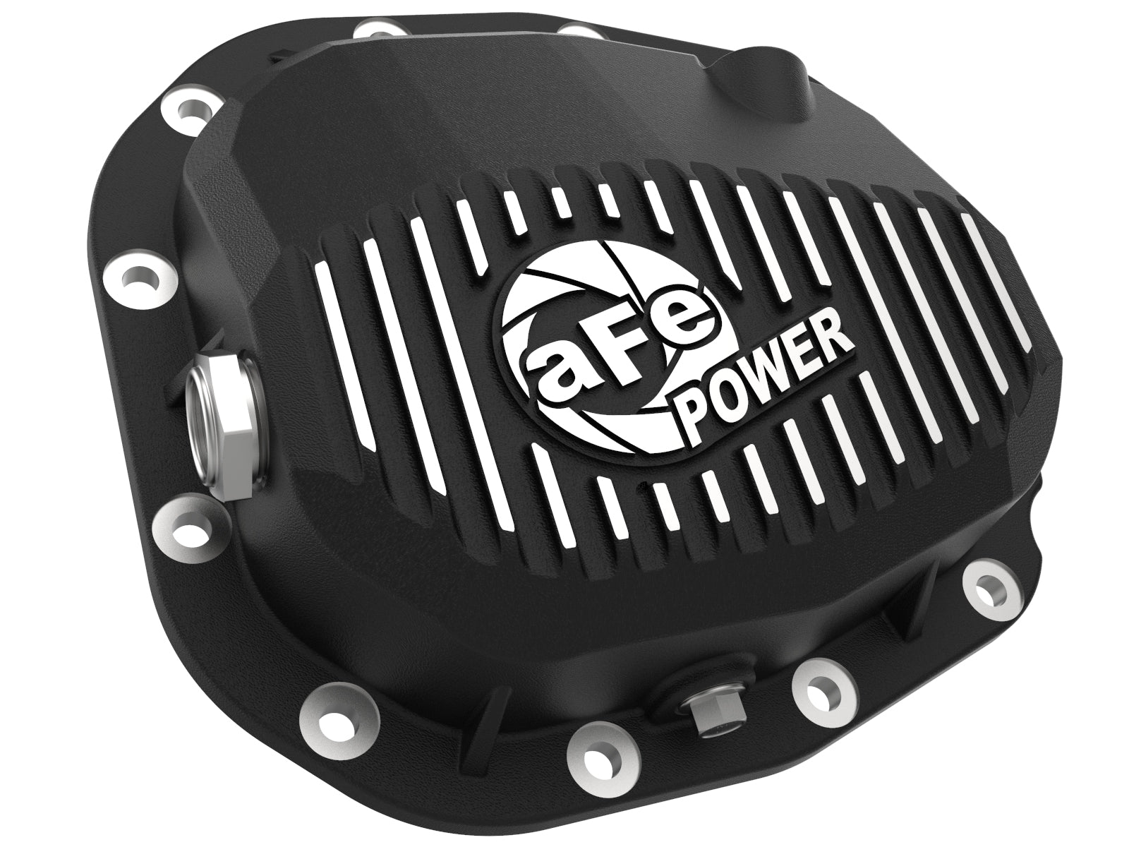 aFe Pro Series Rear Diff Cover Black w/ Machined Fins | Ford F-150 (15-19) (SPF4671180B)