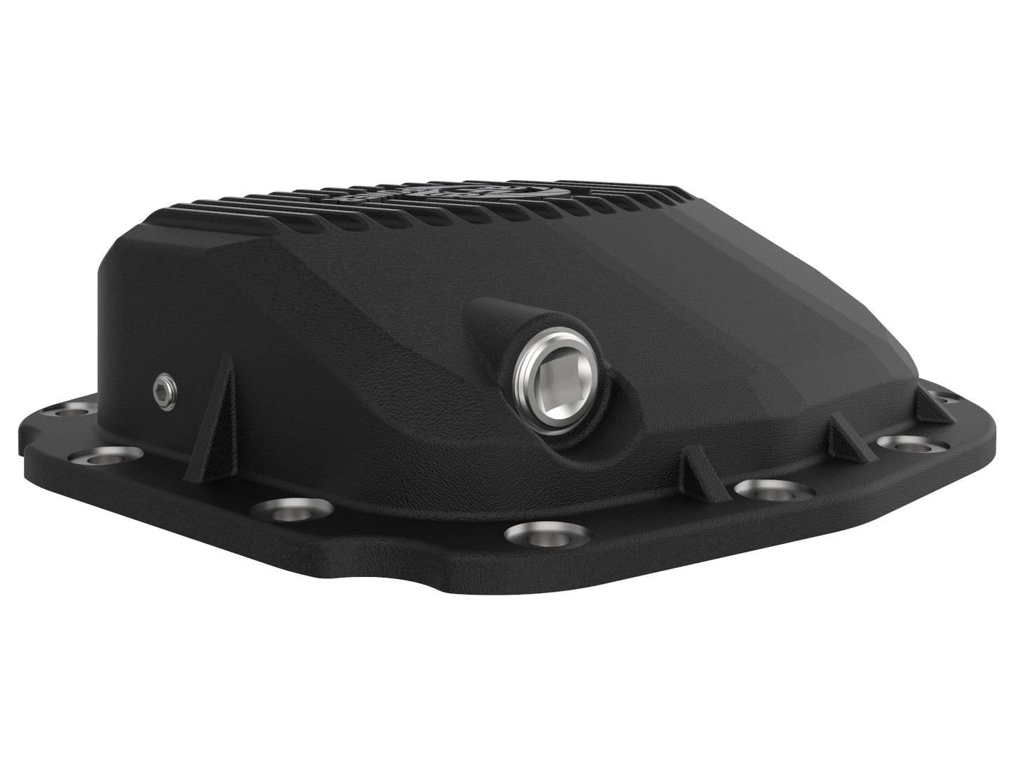 aFe Pro Series Rear Diff Cover Black w/ Machined Fins | Ford F-150 (15-19) (SPF4671180B)