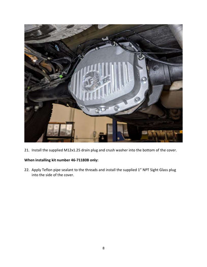 aFe Pro Series Rear Diff Cover Black w/ Machined Fins | Ford F-150 (15-19) (SPF4671180B)