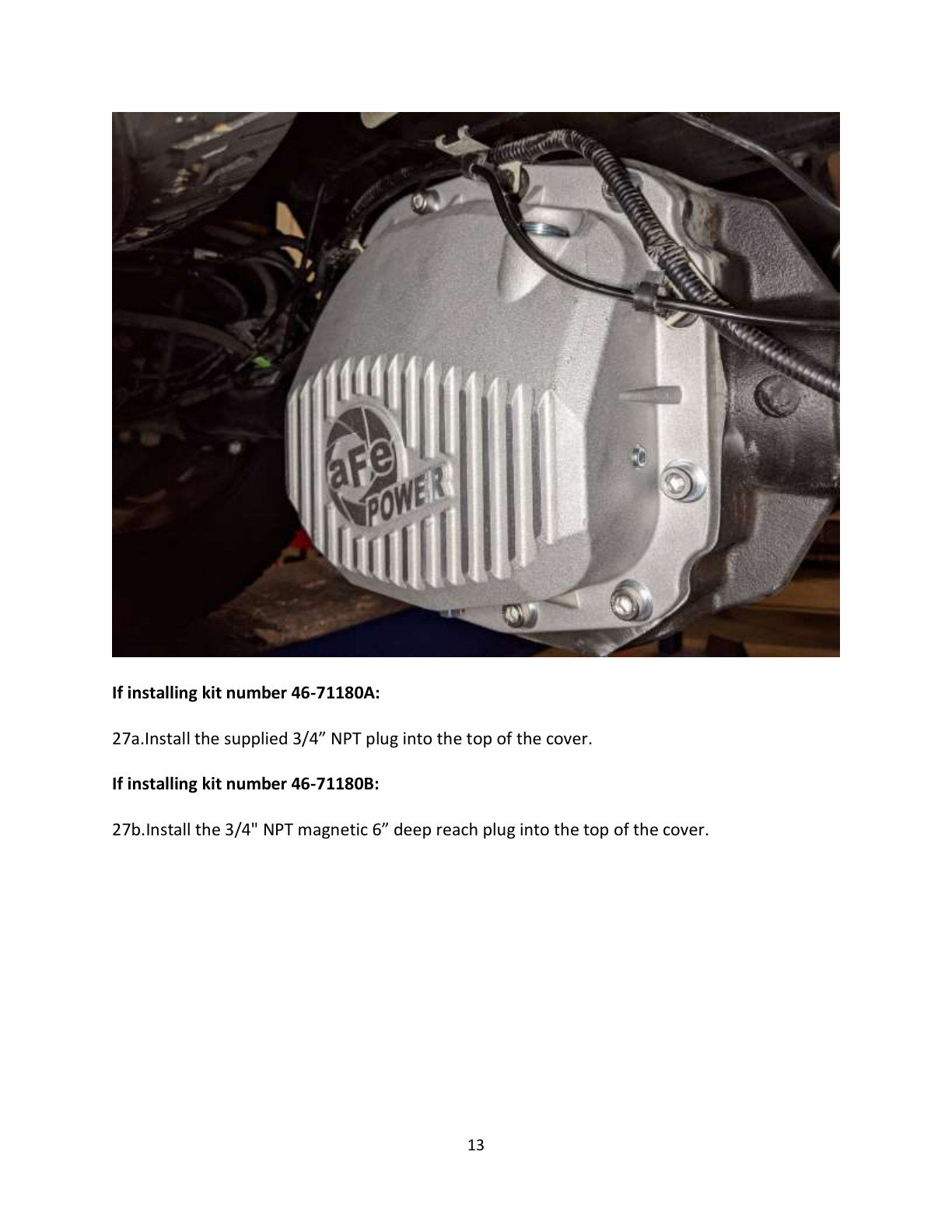 aFe Pro Series Rear Diff Cover Black w/ Machined Fins | Ford F-150 (15-19) (SPF4671180B)