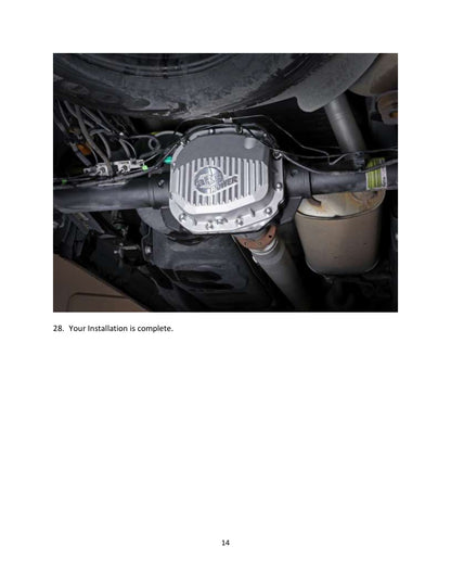aFe Pro Series Rear Diff Cover Black w/ Machined Fins | Ford F-150 (15-19) (SPF4671180B)