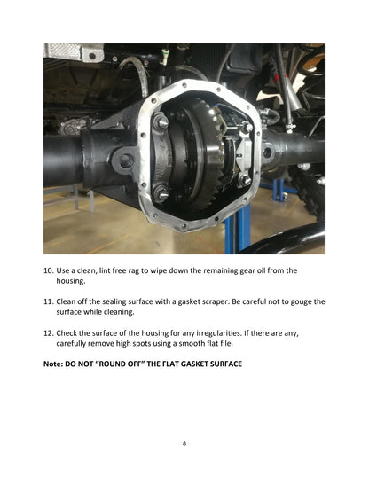 aFe Pro Series Dana M220 Rear Diff Cover w/ Gear Oil Jeep Gladiator (20-23) (46-71191B)