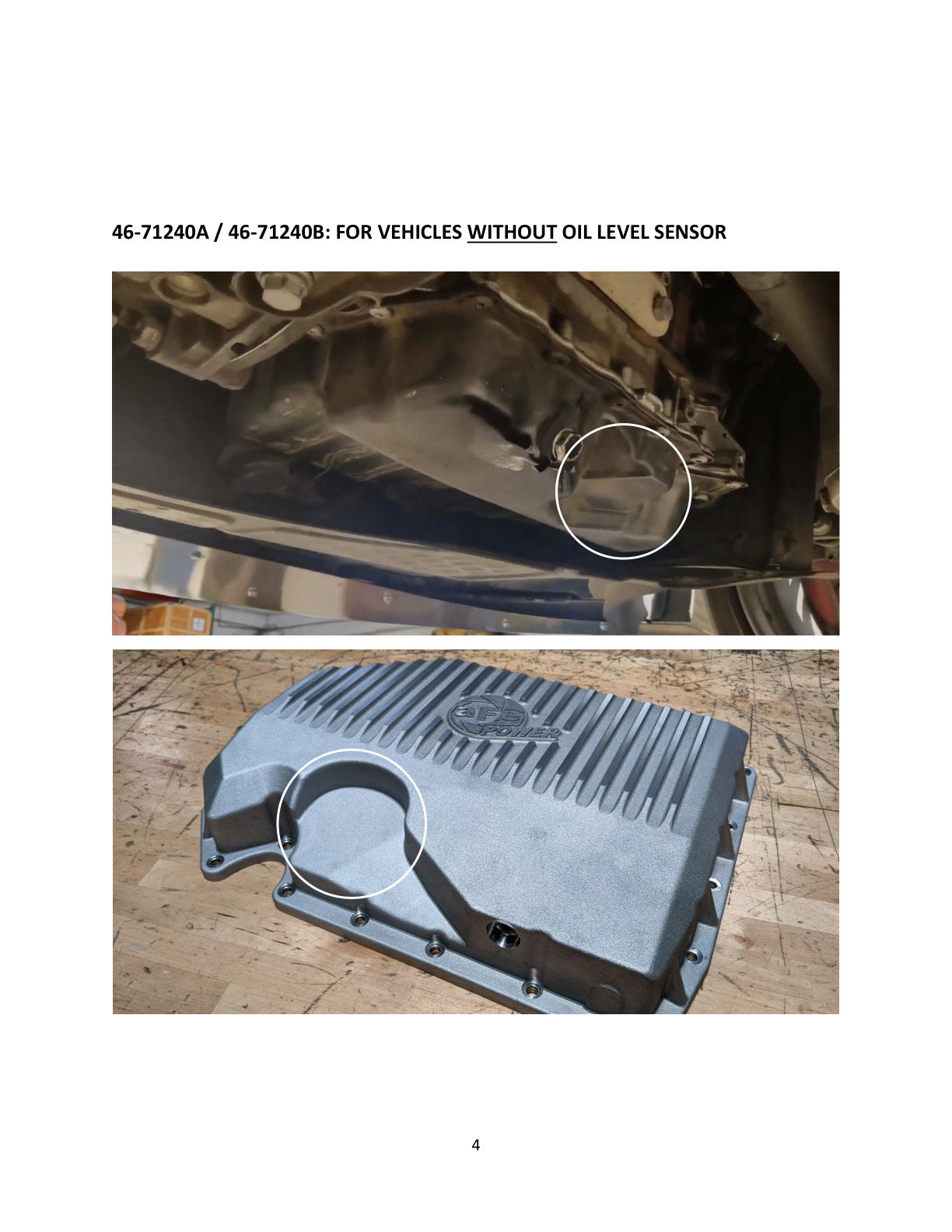 aFe Oil Pan | Audi VW 1.8/2.0L w/ Oil Sensor (46-71210A) (SPF4671210A)