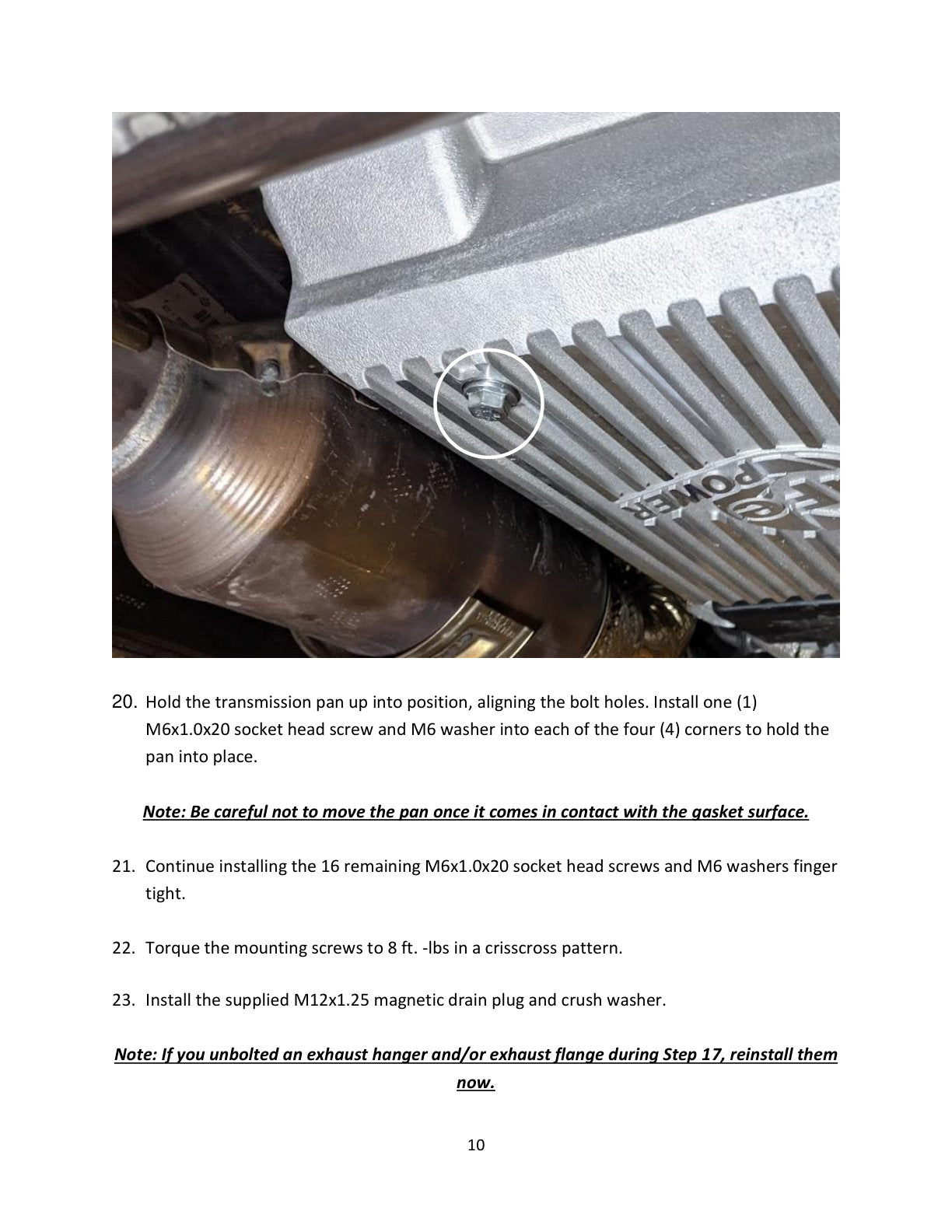 aFe Power 20-21 Ford Truck 10R140 Trans Pan | F-250/350 17-23 (46-71220A)