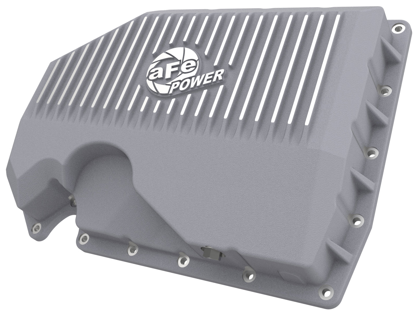 aFe POWER Street Series Raw Engine Oil Pan w/ Machined Fins | VW 1.8L/2.0L (05-19) (46-71240A)