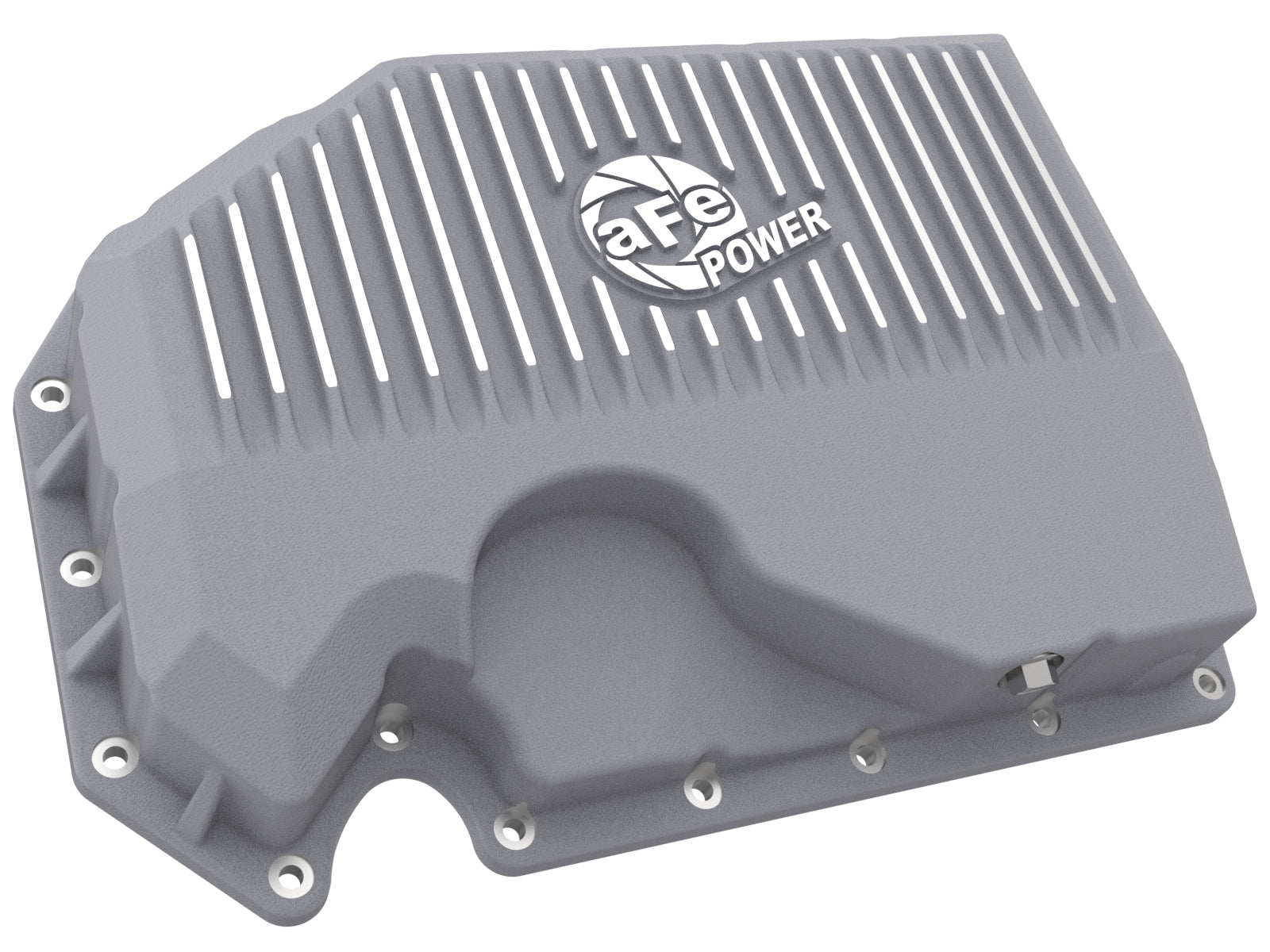 aFe POWER Street Series Raw Engine Oil Pan w/ Machined Fins | VW 1.8L/2.0L (05-19) (46-71240A)