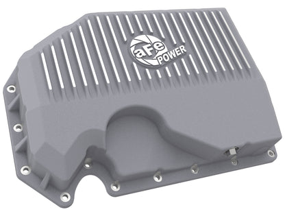 aFe POWER Street Series Raw Engine Oil Pan w/ Machined Fins | VW 1.8L/2.0L (05-19) (46-71240A)