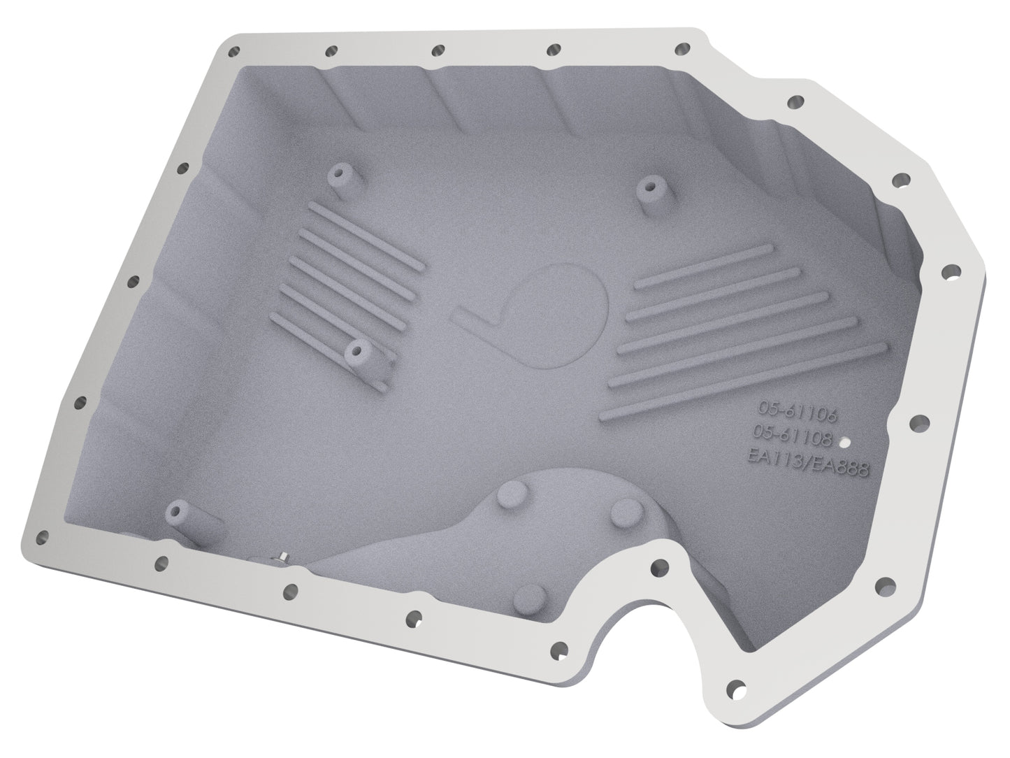 aFe POWER Street Series Raw Engine Oil Pan w/ Machined Fins | VW 1.8L/2.0L (05-19) (46-71240A)