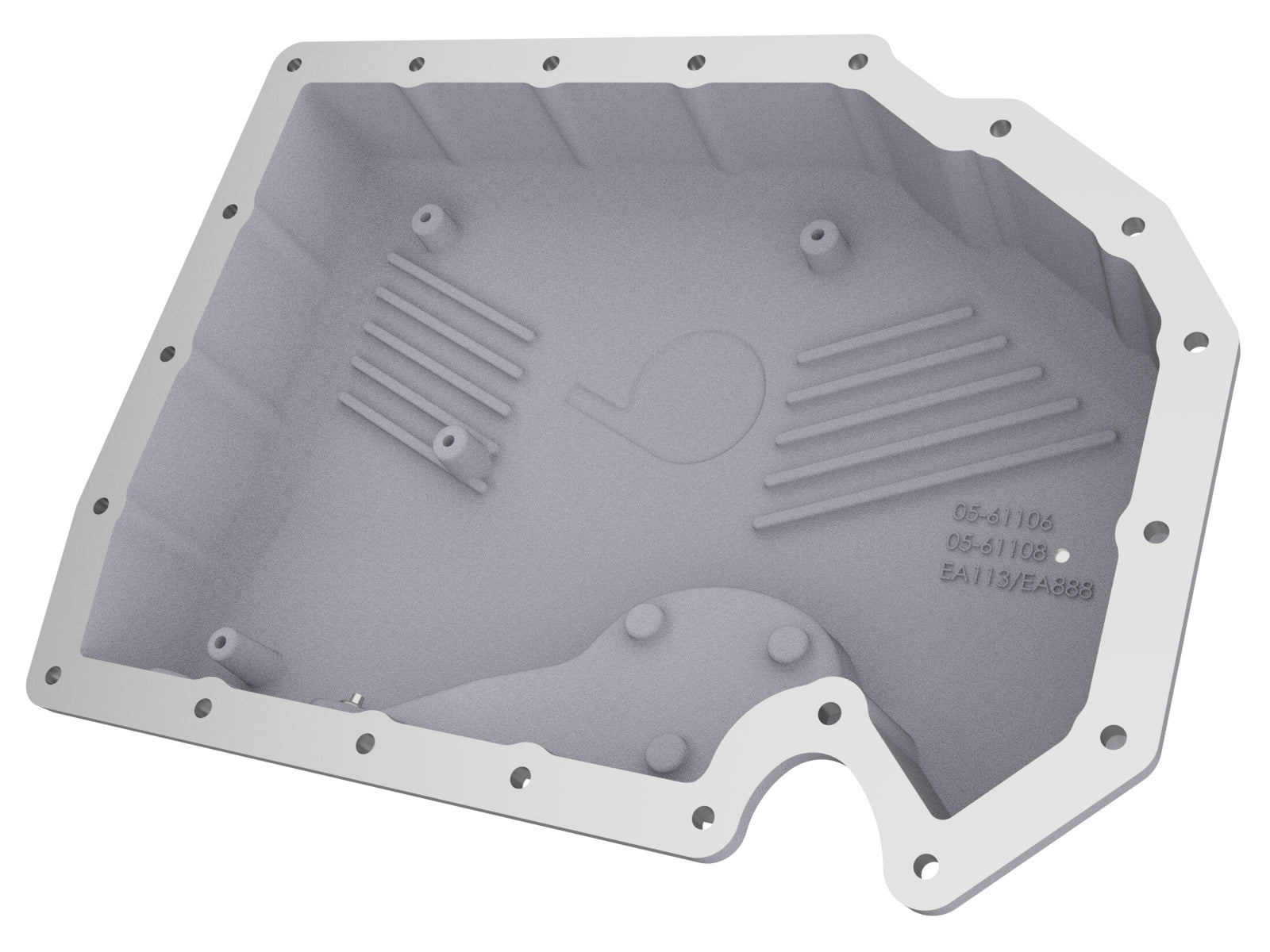 aFe POWER Street Series Raw Engine Oil Pan w/ Machined Fins | VW 1.8L/2.0L (05-19) (46-71240A)