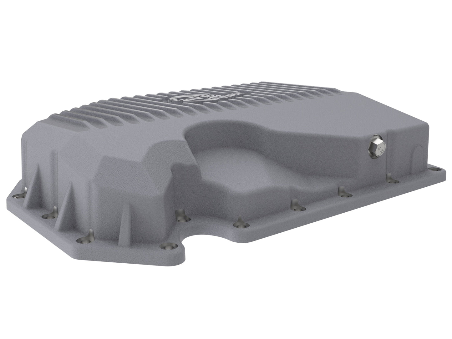 aFe Power 05-19 VW 1.8L/2.0L w/o Oil Sensor Engine Oil Pan Raw POWER Street Series w/ Machined Fins (46-71240A)