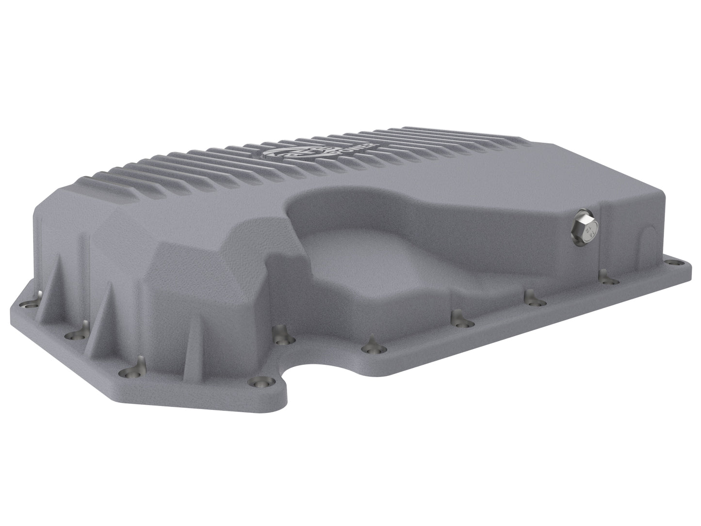 aFe POWER Street Series Raw Engine Oil Pan w/ Machined Fins | VW 1.8L/2.0L (05-19) (46-71240A)