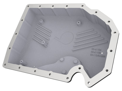 aFe Engine Oil Pan Black POWER Street Series w/ Machined Fins | VW 1.8L/2.0L (05-19) (46-71240B)