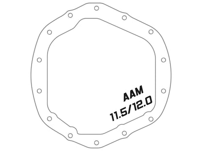 aFe SS Rear Diff Cover | GM Silverado 2500/3500 HD, GMC Sierra 3500 HD (46-71260A)