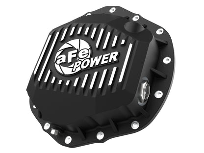 aFe Pro Series Rear Diff Cover w/ Machined Fins Black | Chevy Silverado 2500 HD (20) (46-71260B)