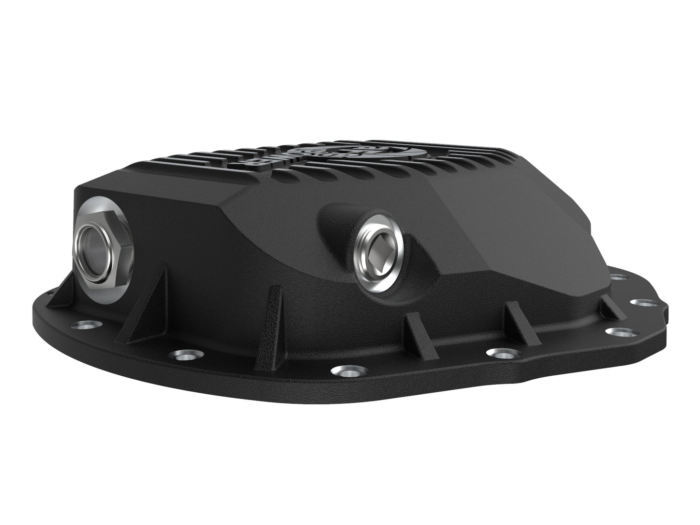 aFe Pro Series Rear Diff Cover w/ Machined Fins Black | Chevy Silverado 2500 HD (20) (46-71260B)