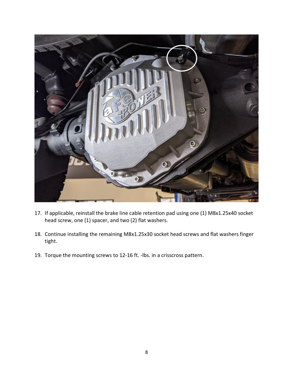 aFe Pro Series Rear Diff Cover w/ Machined Fins Black | Chevy Silverado 2500 HD (20) (46-71260B)