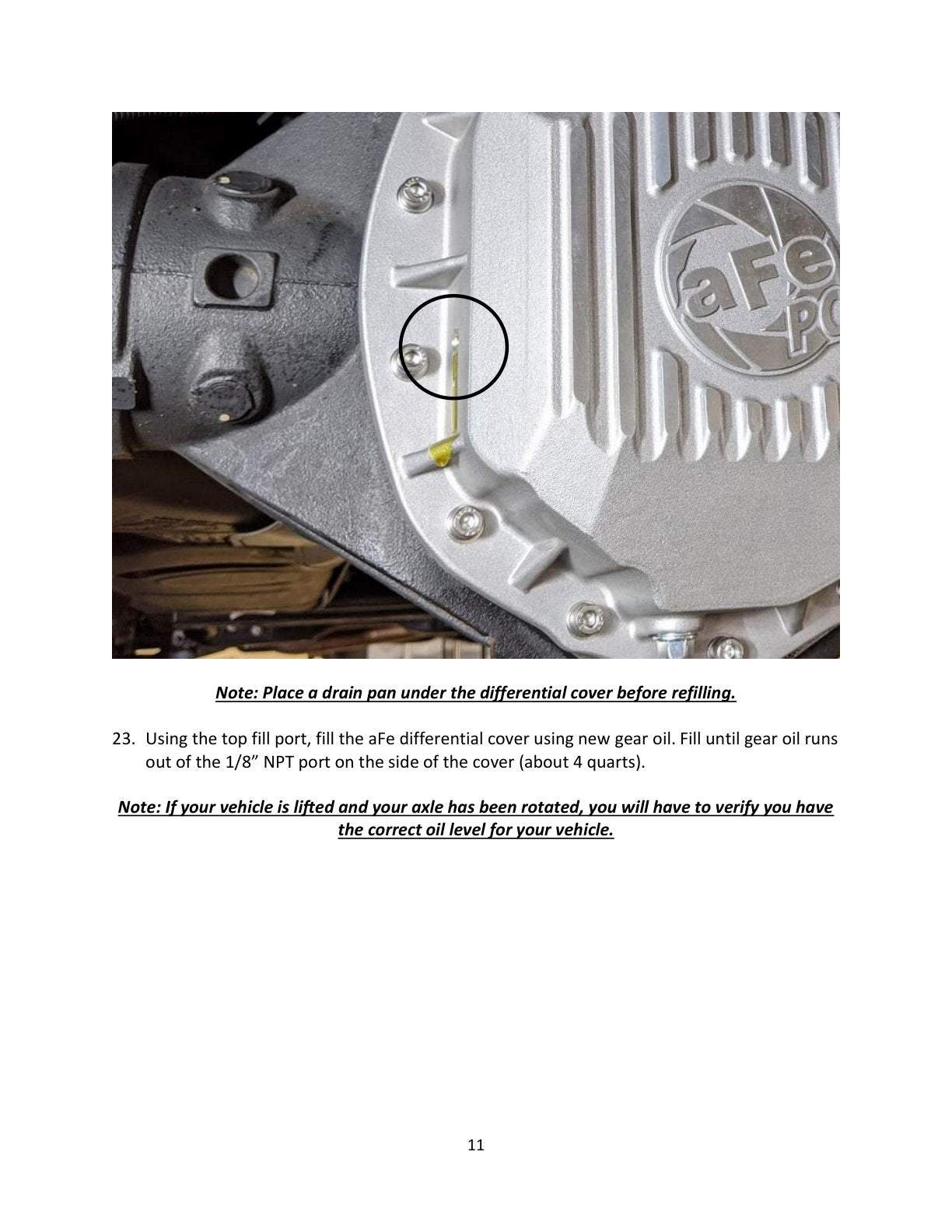 aFe Pro Series Rear Diff Cover w/ Machined Fins Black | Chevy Silverado 2500 HD (20) (46-71260B)
