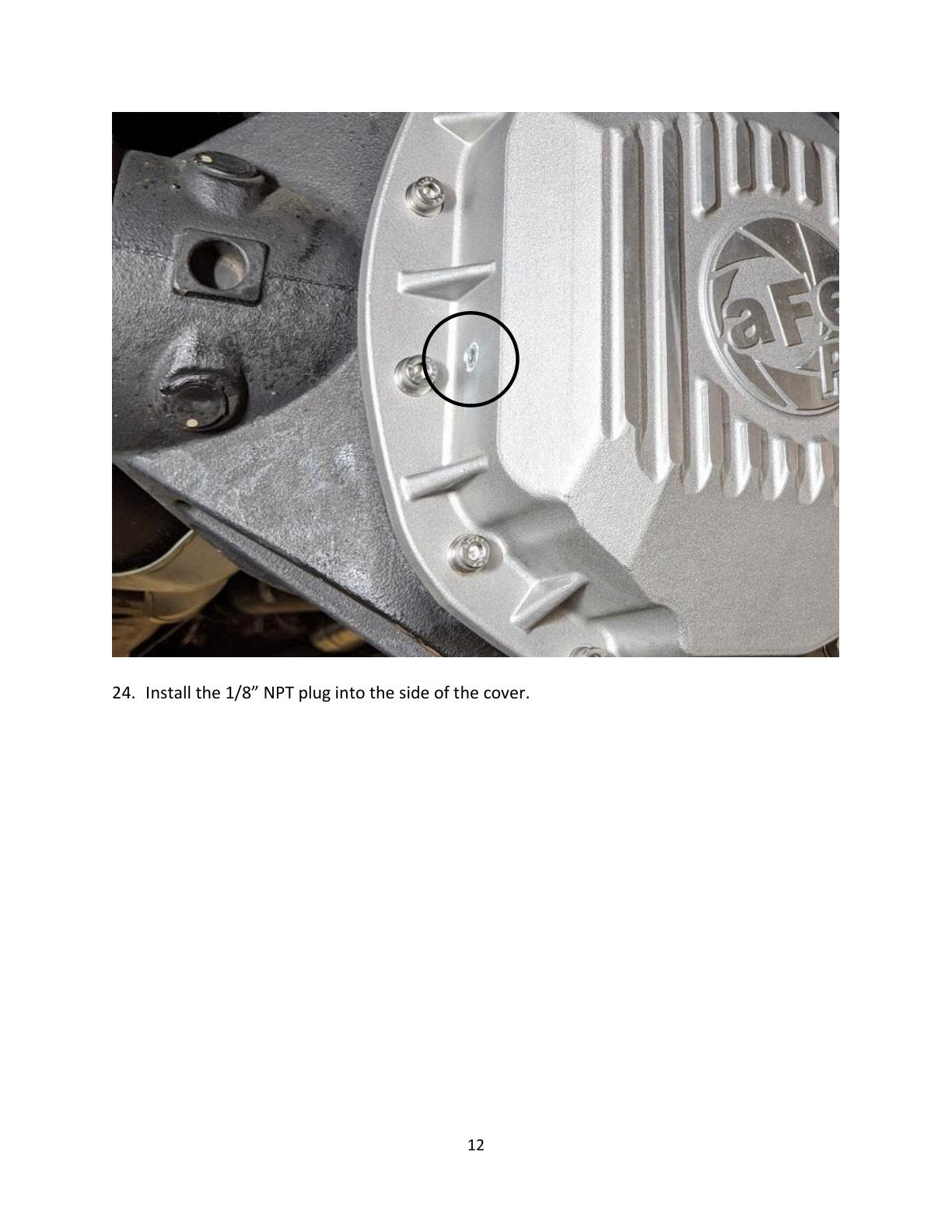 aFe Pro Series Rear Diff Cover w/ Machined Fins Black | Chevy Silverado 2500 HD (20) (46-71260B)