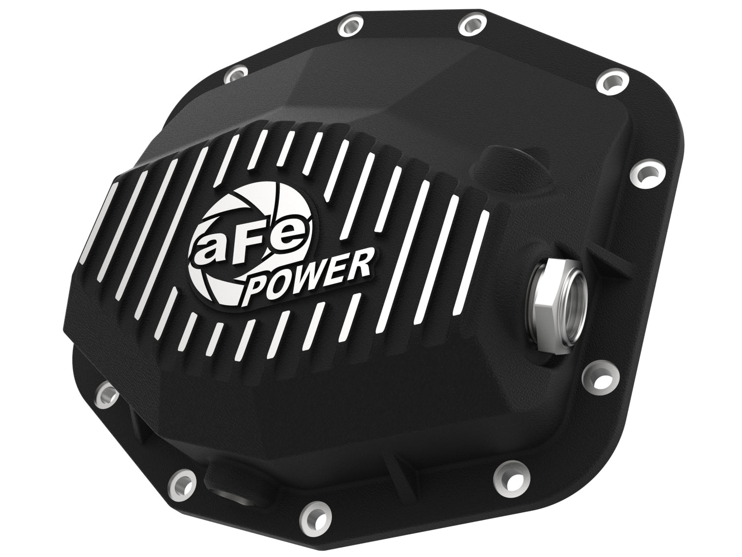 aFe Pro Series Rear Diff Cover Black w/ Fins | Ram 1500 TRX Hemi V8 6.2L (21-22) (46-71280B)