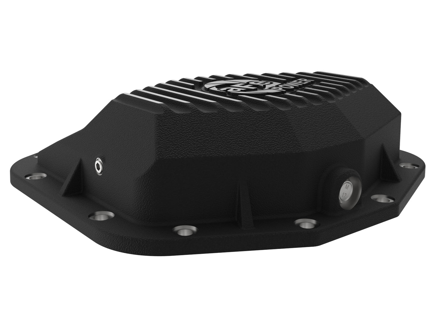 aFe Pro Series Rear Diff Cover Black w/ Fins | Ram 1500 TRX Hemi V8 6.2L (21-22) (46-71280B)
