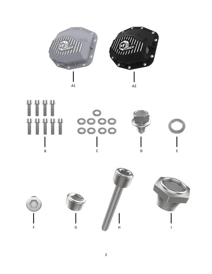 aFe Pro Series Rear Diff Cover Black w/ Fins | Ram 1500 TRX Hemi V8 6.2L (21-22) (46-71280B)