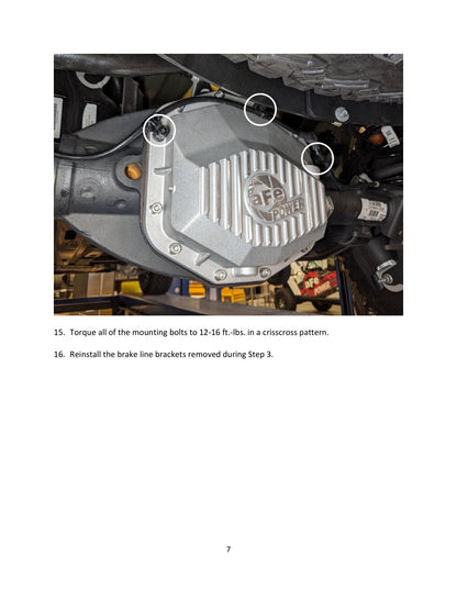aFe Pro Series Rear Diff Cover Black w/ Fins | Ram 1500 TRX Hemi V8 6.2L (21-22) (46-71280B)
