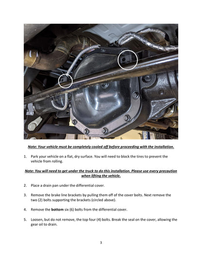 aFe Pro Series Rear Differential Cover w/ Machined Fins & Gear Oil | Ford Bronco (21-22) (46-71291B)