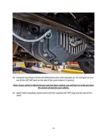 aFe Pro Series Rear Differential Cover w/ Machined Fins & Gear Oil | Ford Bronco (21-22) (46-71291B)