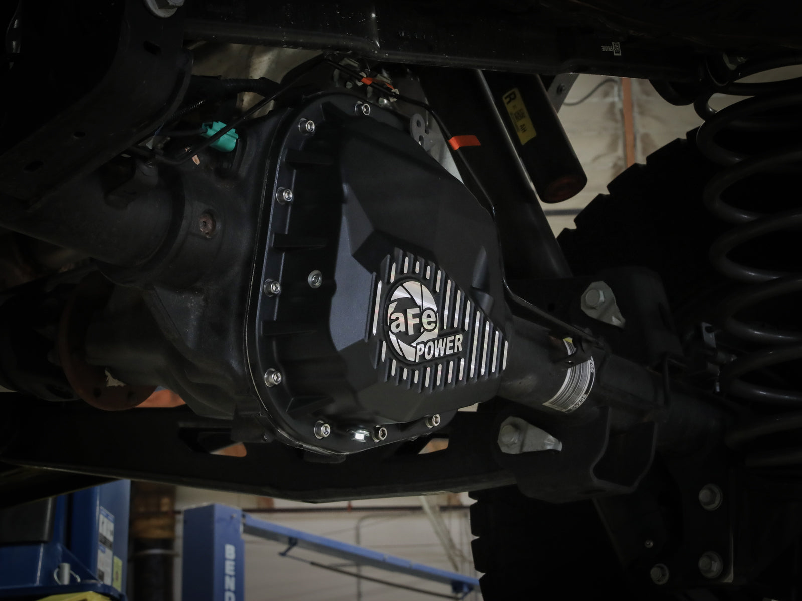 aFe Pro Series Rear Differential Cover Black w/ Machined Fins | Ford F-150 (97-23) (46-71320B)