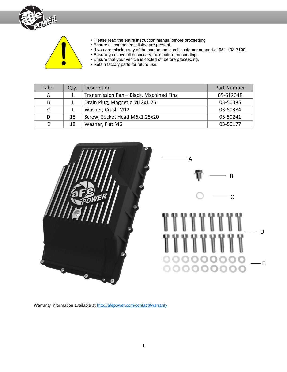 aFe Pro Series Rear Transmission Pan | Ford F-150 (17-24) 10R60/10R80 (46-71330B)