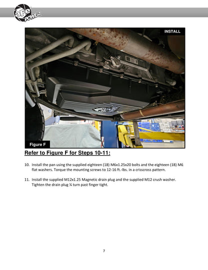 aFe Pro Series Rear Transmission Pan | Ford F-150 (17-24) 10R60/10R80 (46-71330B)