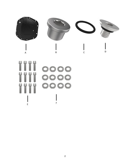 aFe Dana M210 Diff Cover | Jeep Wrangler JK (07-18)/JL/JT (18-26) (46-71340B)