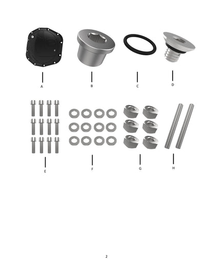 aFe Diff Cover Jeep Wrangler JL/JK/Gladiator | Ford Bronco/ Ranger (07-26) (46-71350B)