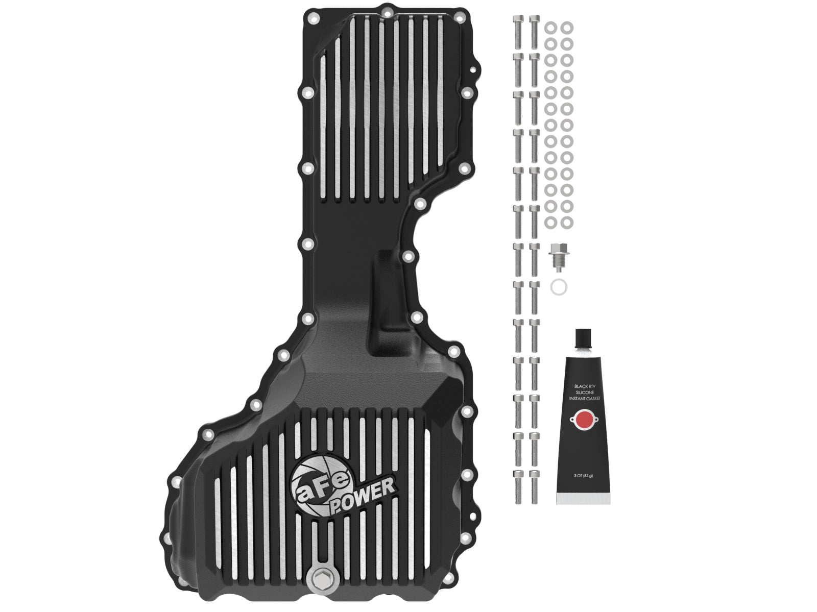 aFe GM Diesel 17-19 V8-6.6L L5P Oil Pan | Silverado 2500/3500 HD, Sierra 3500 HD (46-71360B)