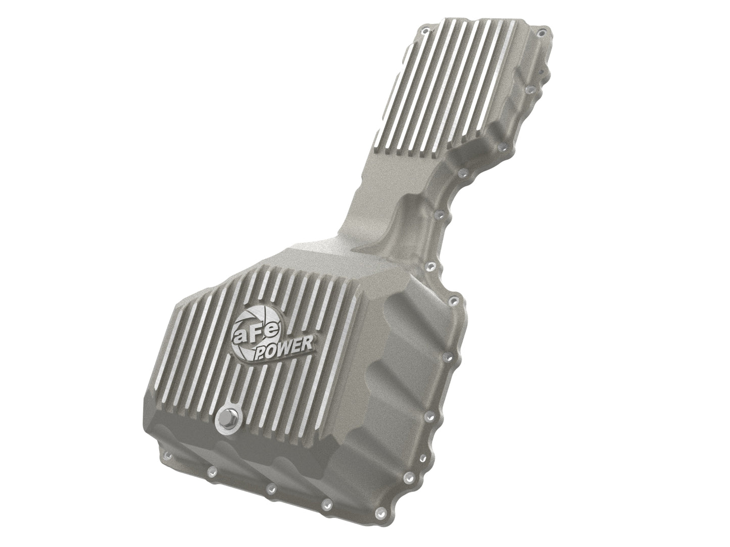 aFe GM Diesel 20-25 V8-6.6L L5P Oil Pan w/ Fins | Chevy Silverado 2500/3500, GMC Sierra (46-71370A)