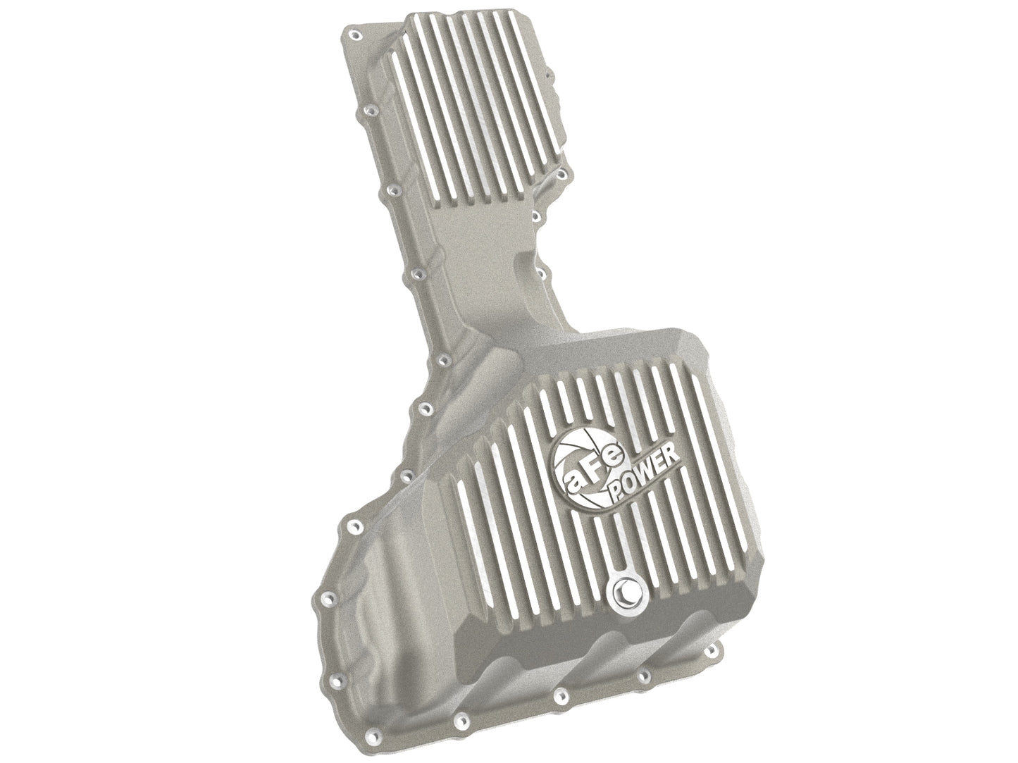aFe GM Diesel 20-25 V8-6.6L L5P Oil Pan w/ Fins | Chevy Silverado 2500/3500, GMC Sierra (46-71370A)
