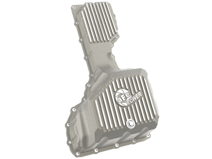 aFe GM Diesel 20-25 V8-6.6L L5P Oil Pan w/ Fins | Chevy Silverado 2500/3500, GMC Sierra (46-71370A)