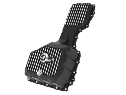 aFe 20-25 GM Diesel V8-6.6L L5P Oil Pan w/ Fins | Silverado 2500/3500 HD, Sierra 3500 HD (46-71370B)