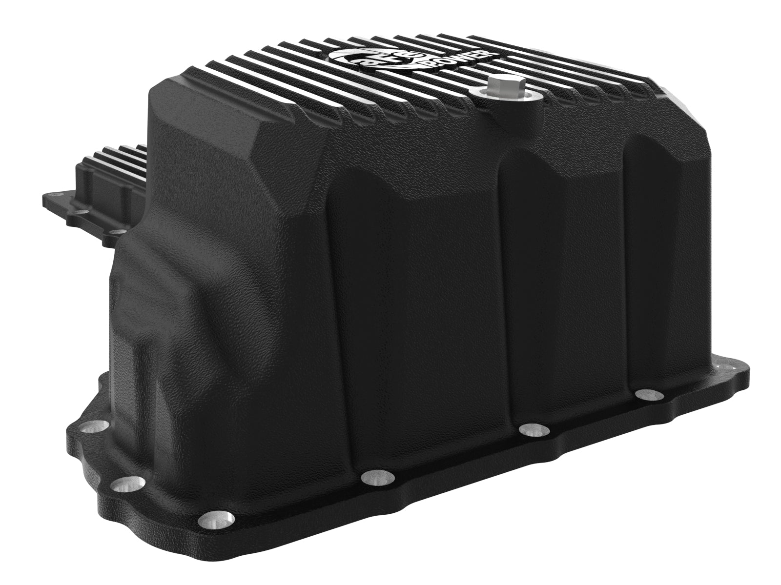 aFe 20-25 GM Diesel V8-6.6L L5P Oil Pan w/ Fins | Silverado 2500/3500 HD, Sierra 3500 HD (46-71370B)
