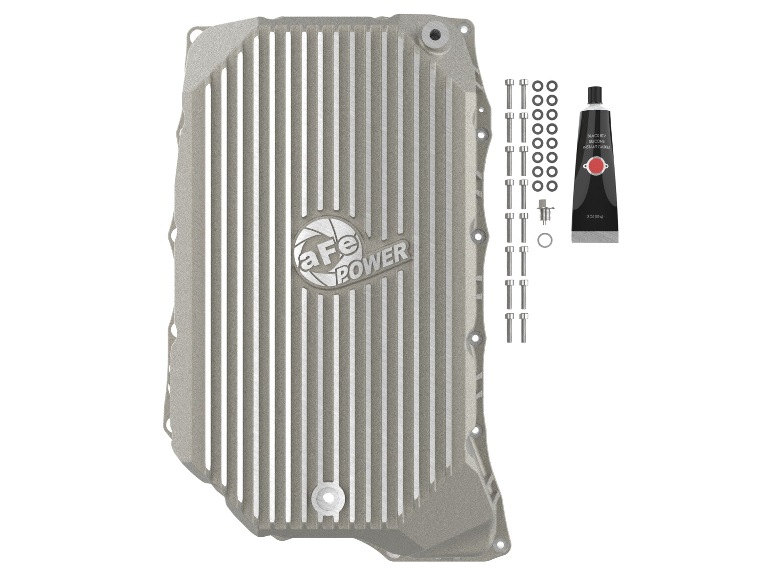 aFe GM Diesel 20-25 V8-6.6L L5P Power Trans Pan | Chevy Silverado 2500/3500, GMC Sierra (46-71380A)