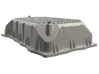aFe GM Diesel 20-25 V8-6.6L L5P Power Trans Pan | Chevy Silverado 2500/3500, GMC Sierra (46-71380A)