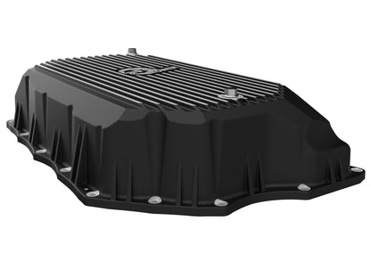 aFe GM 20-25L6.6L V8-6.6L Trans Pan w/ Fins | Silverado 2500/3500 HD, Sierra 3500 HD (46-71380B)