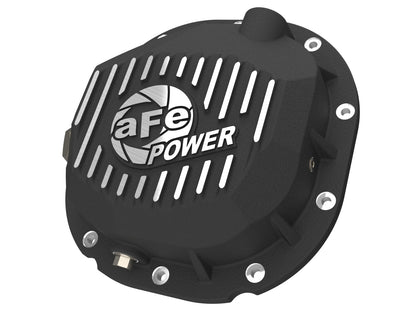 aFe 4671410B Rear Diff Cover Black Machined Fins For Ford F-150