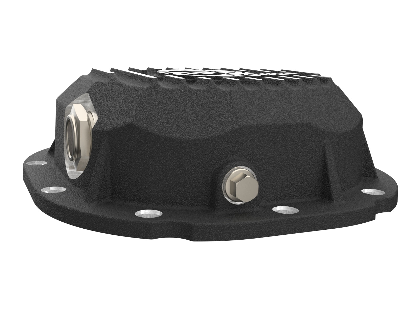 aFe 4671410B Rear Diff Cover Black Machined Fins For Ford F-150